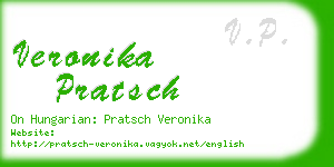 veronika pratsch business card